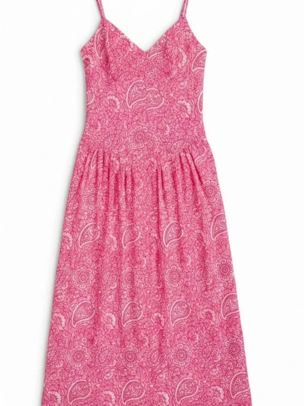 Roller Rabbit x Target Paisley Floral Drop Waist Midi A-Line Dress